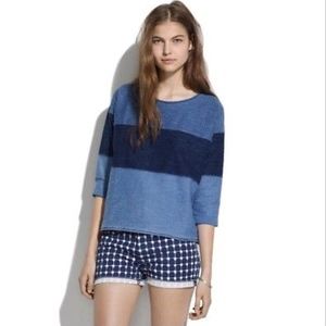 Madewell Indigo Ink Sweatshirt XS Pullover